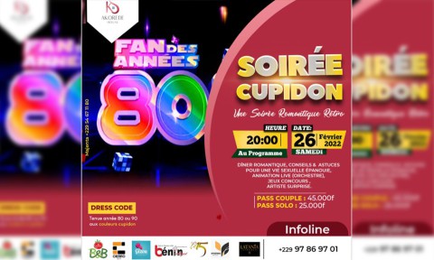 26 février : Cupidon refera son apparition durant une soirée