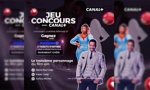 Le gagnant du jeu concours avec Canal+Benin